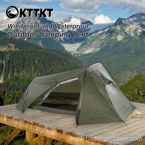 2.1kg Professional Mountaineering with olive green Tent